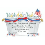 4th Of July Invitations, Patriotic Bucket, Picture Perfect